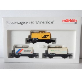 MARKLIN HO COFFRET 3 WAGONS CITERNE DB JET ETAT NEUF