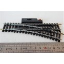 JOUEF 4184 UN AIGUILLAGE ELECTRIQUE A BORNIER DERIVE DROITE RAILS ACIER - HO