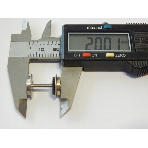 JOUEF 1 ESSIEUX METAL D'ORIGINE DE DRAISINE HO