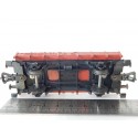 UN WAGON PLAT A ESSIEUX MARRON DB FLEISCHMANN SANS BOITE HO N°1