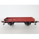 FLEISCHMANN UN WAGON PLAT A ESSIEUX MARRON DB SANS BOITE HO N°2