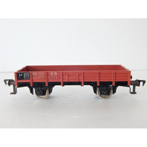 FLEISCHMANN UN WAGON PLAT A ESSIEUX MARRON DB SANS BOITE HO N°2