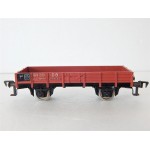 FLEISCHMANN UN WAGON PLAT A ESSIEUX MARRON DB SANS BOITE HO N°2
