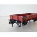 FLEISCHMANN UN WAGON PLAT A ESSIEUX MARRON DB SANS BOITE HO N°2