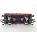 FLEISCHMANN UN WAGON PLAT A ESSIEUX MARRON DB SANS BOITE HO N°2