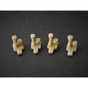 LOT DE 4 TROMPES BI TONS POUR LOCOMOTIVE JOUEF HO
