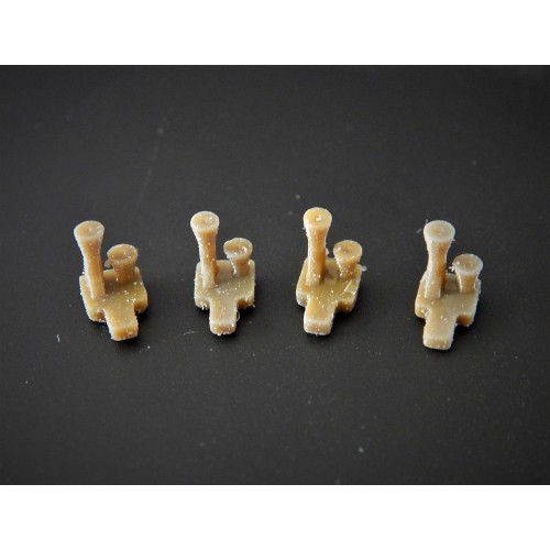 LOT DE 4 TROMPES BI TONS POUR LOCOMOTIVE JOUEF HO