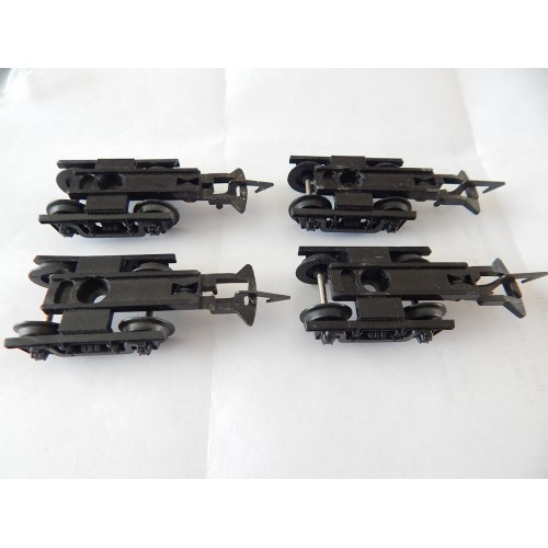 B 113 - LOT DE 2 BOGIES DIAMOND A GRIFFE POUR VOITURE ANCIEN JOUEF HO