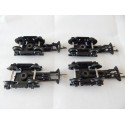 B 113 - LOT DE 2 BOGIES DIAMOND A GRIFFE POUR VOITURE ANCIEN JOUEF HO
