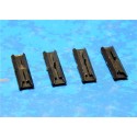 R 12723 LOT DE 10 ECLISSES ISOLANTES JOUEF POUR RAILS CODE 100 HO