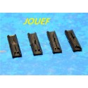 R 12723 LOT DE 10 ECLISSES ISOLANTES JOUEF POUR RAILS CODE 100 HO