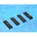 R 12723 LOT DE 10 ECLISSES ISOLANTES JOUEF POUR RAILS CODE 100 HO