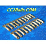 REF 2401 JOUEF LOT DE 20 ECLISSES LAITON NEUVE POUR RAILS JOUEF HO