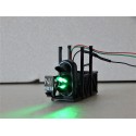 JOUEF NACELLE DE POTENCE FEU DE VOIE SIGNAL 2 LEDS VERT ROUGE HO