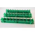 A020 LOT DE 3 AMENAGEMENTS DE VOITURE HORNBY COULEUR VERT HO