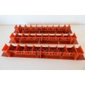A021 LOT DE 3 AMENAGEMENTS DE VOITURE HORNBY COULEUR MARRON HO