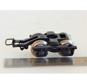 1 BOGIE TYPE Y 25 NOIR ROUES METAL DE WAGON JOUEF HO -