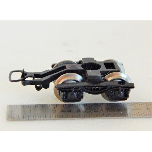 1 BOGIE TYPE Y 25 NOIR ROUES METAL DE WAGON JOUEF HO -