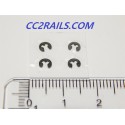 CC0147 UN LOT DE 4 CIRCLIPS OU CLIPS METAL DE LOCOMOTIVE JOUEF HO