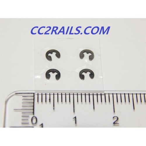 1 LOT DE 4 CIRCLIPS OU CLIPS METAL DE LOCOMOTIVE JOUEF HO 
