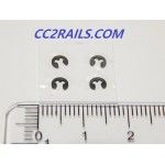 CC0147 UN LOT DE 4 CIRCLIPS OU CLIPS METAL DE LOCOMOTIVE JOUEF HO