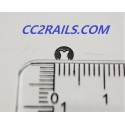 1 LOT DE 4 CIRCLIPS OU CLIPS METAL DE LOCOMOTIVE JOUEF HO 