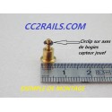 1 LOT DE 4 CIRCLIPS OU CLIPS METAL DE LOCOMOTIVE JOUEF HO 