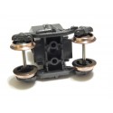 R 13044 UN BOGIE DE LIAISON GRIS ROUE LAITON DE TGV JOUEF HO