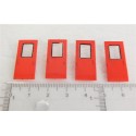 JOUEF JEUX DE 4 PORTES D'AUTORAIL Z2 POUR MOTRICE OU REMORQUE HO