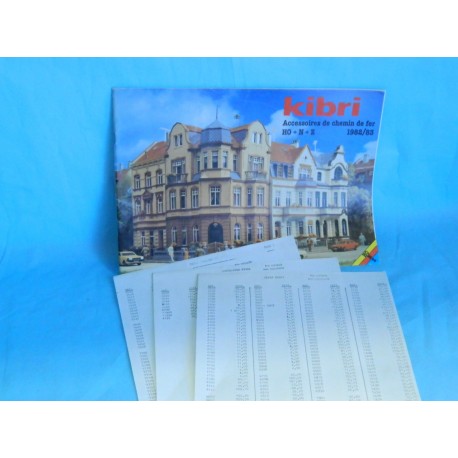 rare Un livre Kibry 97 pages ilustrés 3 feuilles tarif 82/83 HO - N