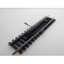 JOUEF 1 RAILS DECROCHE WAGON MANUEL 123 MM RAILS ACIER HO