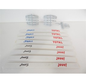 UN LOT DE RAMBARDE DE CIRCUIT JOUEF AVEC CROCHET BON ETAT