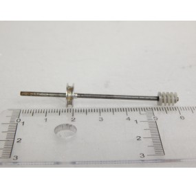 JOUEF AXE DE VAPEUR 040 TA LONG 60 mm AVEC POULIE METAL HO