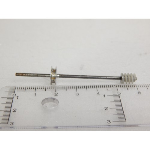 JOUEF AXE DE VAPEUR 040 TA LONG 60 mm AVEC POULIE METAL HO