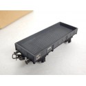 SMCF WAGON PLAT A ESSIEUX EN METAL TRES BON ETAT EN BOITE HO