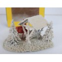 PREISER 962 MAQUETTE BOITE AVEC CHEVREUILS ET MANGEOIRE HO