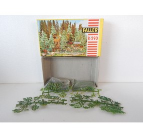 FALLER BOITE 290 RESTE DE DECORD HERBE MURAL DE BATIMENT HO