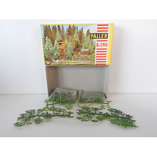 FALLER BOITE 290 RESTE DE DECORD HERBE MURAL DE BATIMENT HO