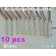 Lot de 10 éclairages leds blanc froid de 5 cm pour maquette Jouef - HO - O