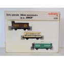 MARKLIN HAMO COFFRET WAGONS 50ème ANNIVERSAIRE SNCF REF 4488 SYTEME 3 RAILS HO