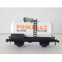 1 WAGON CITERNE PRIMAGAZ A ESSIEUX HORNBY SANS BOITE HO