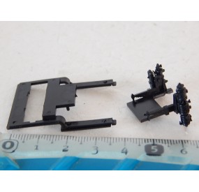 ROCO DEUX DETAILS DE CHASSIS DE LOCOMOTIVE 141 TA 501 HO