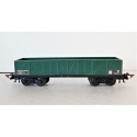 JOUEF UN WAGON TOMBEREAU A BOGIE VERT ATTELAGE A GRIFFE HO SANS BOITE