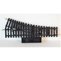JOUEF 4085 UN AIGUILLAGE MANUEL R 385 RAILS ACIER DERIVE GAUCHE - HO