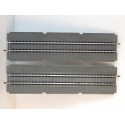 REF 14150 JOUEF LOT 2 PLAQUES DE PONT DROITE GRIS FONCE RAILS INTEGRE HO
