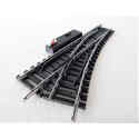JOUEF 4184 UN AIGUILLAGE ELECTRIQUE A BORNIER DERIVE DROITE RAILS ACIER - HO
