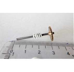 UN AXE 38 MM AVEC COURONNE LAITON DE LOCOMOTIVE VAPEUR 140 C - 040 TA JOUEF HO