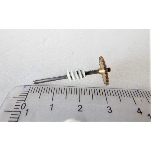 UN AXE 38 MM AVEC COURONNE LAITON DE LOCOMOTIVE VAPEUR 140 C - 040 TA JOUEF HO