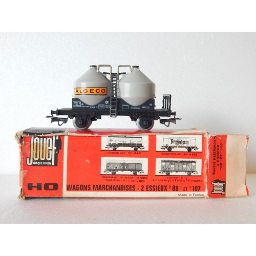 JOUEF UN WAGON CIMENTIER ALGECO NEUF EN BOITE CARTON REF 642 HO