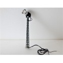 L 102 UN MAT D'ECLAIRAGE 7.5 cm EN LAITON 1 SPOTS HO